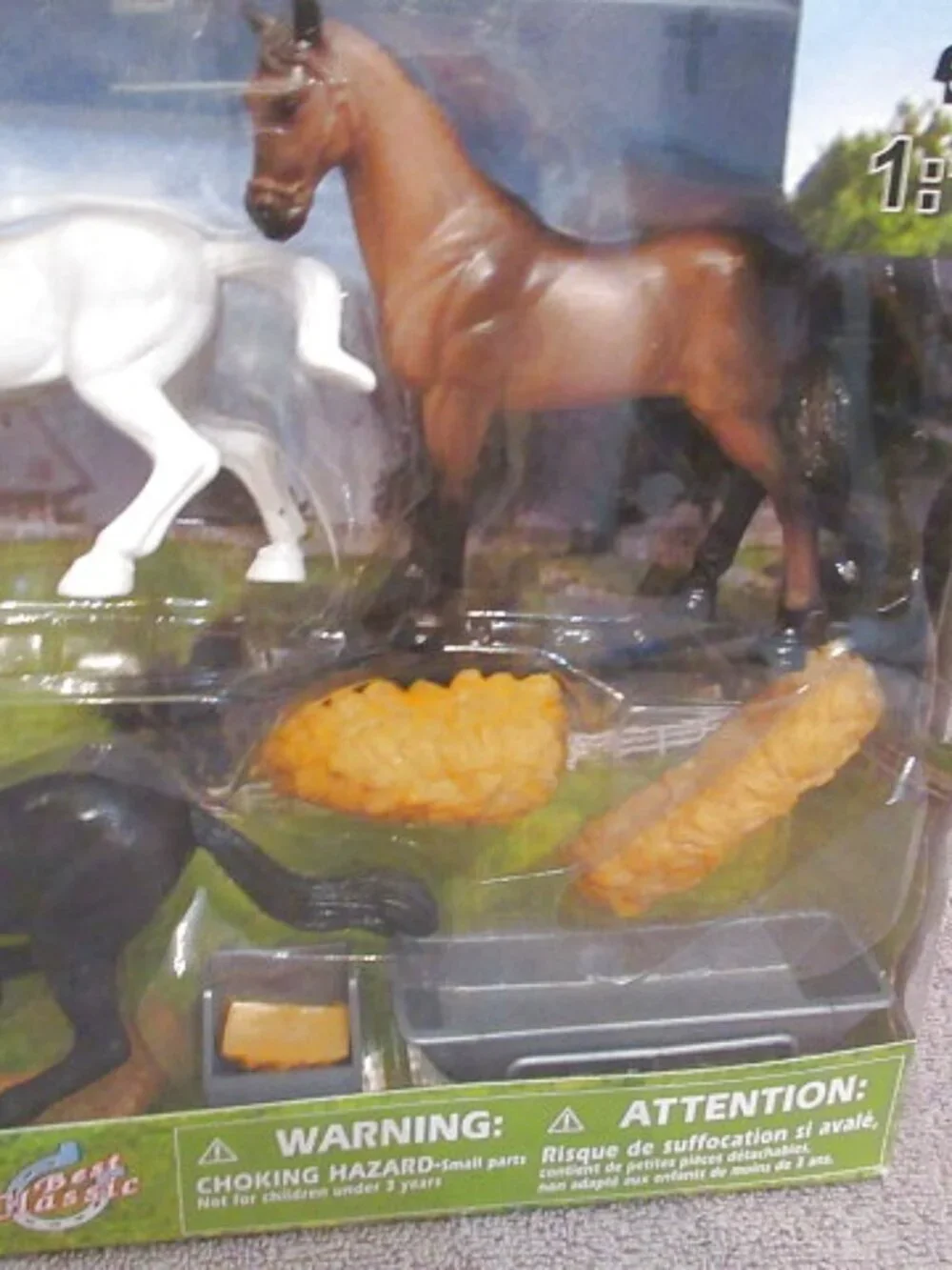 New Ray Horse Play Set 13+ Piece Country Life Saddle Farmer Ranch Western Cowboy